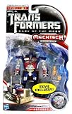 Hasbro Year 2010 Transformers Movie Series 3 quotDark of the Moonquot Exclusive Deluxe Class 6 Inch Tall Robot Action Figure with MechTech Weapon System - Autobot OPTIMUS PRIME with Blaster that Converts to Energon Battle Axe Vehicle Mode Rig Truck