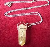 Citrine  Crystal Healing Pendant on Silver Chain - from Spiritual Gifts - Usually dispatched within 2 working days.