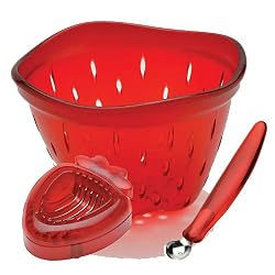 Joie Simply Strawberries 3pc Set (Colander - Huller - Slicer)