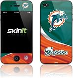 Skinit Miami Dolphins Vinyl Skin for Apple iPhone 4 / 4S