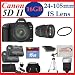 Canon EOS 5D Mark II 21.1MP Full Frame CMOS Digital SLR Camera with EF 24-105mm f/4 L IS USM Lens With SSE 16GB Deluxe Package + 2 batteries + charger + Much More