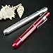 Zitrades Medical Reusable LED Penlight with Pupil Gauge Warm White 2PCS