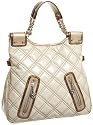 KATHY Van Zeeland Quilt To My Heart Fold Over Tote,Bone,one size