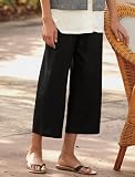 Linenweave Cropped Pants