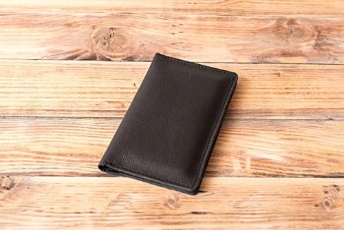 Black Leather Wallet for Men Phone Case Father's Day Gift Him
