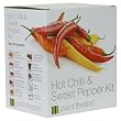 Hot Chilli & Sweet Pepper Kit by Plant Theatre - 6 Different Varieties to Grow