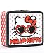 Hello Kitty Hearts Sunglasses Classic Metal Vintage Retro Lunchbox