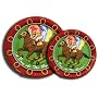 HORSE RACING DESSERT PLATES " DAY AT THE RACES"