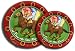Search : HORSE RACING PARTY PLATES " A DAY AT THE RACES"