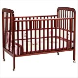 Alpha 3-in-1 Convertible Crib in Cherry