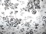 Black Toile Contact Paper