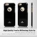 GOOSPERY Pearl Jelly for Apple iPhone 6S Plus Case (2015) iPhone 6 Plus Case (2014) Slim Thin Rubber Case (Black)