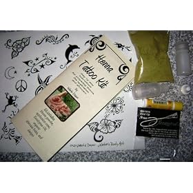Henna Tattoo Kit (create 40-60 tattoos)