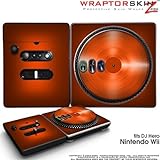 DJ Hero Skin Colorburst Orange fits Nintendo Wii DJ Heros (DJ HERO NOT INCL ....
