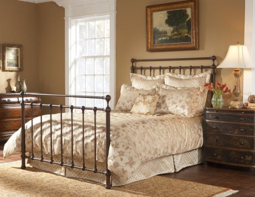 Fashion Bed Group Langley Queen Size Bed in Copper Penny Finish On Sale