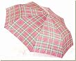 Totes - Adult Red Plaid Auto Open Umbrella