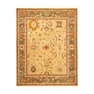 Tashir Area Rug, 4-footx6-foot, BEIGE GREEN