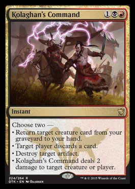 Magic: the Gathering - Kolaghan's Command (224/264) - Dragons of Tarkir - Foil