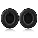 Beats Solo 2 Wired Replacement Earpads - JECOBB Ear Cushion Pads with Protein Leather and Memory Foam for Beats Solo2 Wired On-Ear Headphones by Dr. Dre ONLY (NOT FIT SOLO 2/3 WIRELESS) (Black)
