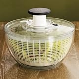 OXO Salad Spinner: Large Clear Spinner