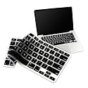 GTMax Aluminum Unibody Apple MacBook / Pro / Air Silicone Keyboard Skin Cover - Black