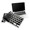 GTMax Aluminum Unibody Apple MacBook / Pro / Air Silicone Keyboard Skin Cover - Black