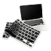 GTMax Aluminum Unibody Apple MacBook / Pro / Air Silicone Keyboard Skin Cover - Black