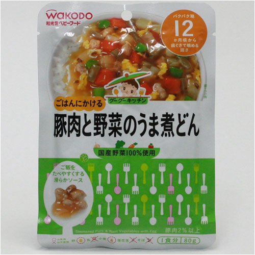 グーグーキッチン豚肉と野菜のうま煮どん 80g