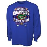 Florida Gators 2006 BCS National Champions Royal Blue Arched Gator Head Long Sleeve T-shirt