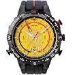 Timex 49707 Men's Analog Round Stainless Steel Case Tide, Temperature and Compass Watch with Comfortable Silicone Strap