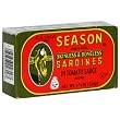 SEASON Club Skl & Bls Sardines In Tomato Sauce , 4.375-Ounce Tins (Pack of 6)