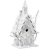 Eigenschaften APPLETREE  / DEKO-VOGELHAUS WINTER AUS HOLZ & KUNSTSCHNEE 44CM
