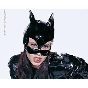 Adult Catwoman Vinyl Costume Mask