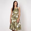 The Collection Petite Petite Lime Daisy Belted Prom Dress
