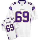 Minnesota Vikings 69 Jared Allen White Jerseys Authentic Football Jersey Size 48-56 (Please Select the Size When You Order, Can Do Drop Shipping)