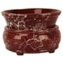 Marble Burgundy 2 Piece Electric Candle and Tart Warmer
