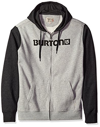BURTON Men's Logo Horizontal Full Zip Hoodie