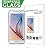 amFilm Galaxy S6 Screen Protector Tempered Glass (Front) and PET (Back) Screen Protector for Samsung Galaxy S6 (NOT S6 Edge) (1-Pack) [in Retail Packaging] [Lifetime Warranty]