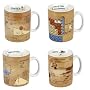 Konitz Physics/Math/Chemistry/History Mugs, Set of&hellip by Konitz