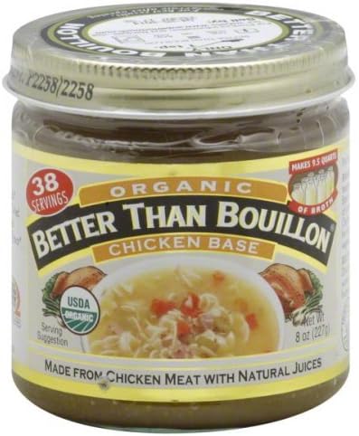 Superior Touch Better Than Bouillon Organic Chicken Base Broth 8 oz - Pack of 6
