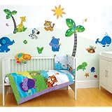 Funtosee, Fisher Price Precious Planets Room Make-over Kit, 60 Giant Peelable Stickers, Bright Coloursby Funtosee