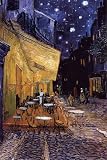 The Café Terrace on the Place du Forum, Arles, at Night, c.1888 Art Styles Poster Print by Vincent van Gogh, 24x36