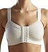 Carefix Alice Front Close Comfort Bra w/ Adjustable Straps #329150, White, Medium