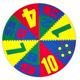 Play and Learn Soft and Safe Hop-A-Round 6' Diameter x 5 8 by Alessco Inc.
