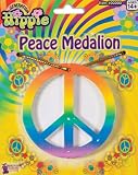 Hippie Rainbow Peace Medallion