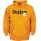 Pittsburgh Steelers Gold Charged Embroidered Hooded Sweatshirt