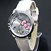 Hello Kitty Large Face Quartz Watch-white Band