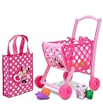 Disney Store Minnie Mouse Shopping Cart with Accessories
