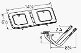 Burner Asmby, Fig-8, Ss, 14.625 X 6.5; Bk