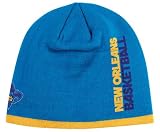 NEW ORLEANS HORNETS NBA CUFFLESS TEAM KNIT BEANIE HAT/CAP BY ADDIAS-HARDWOOD CLASSICS SERIES